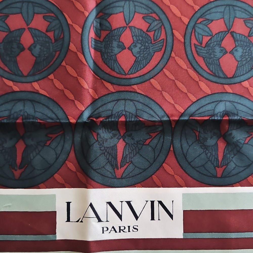 Two vintage scarves by Lanvin & Liberty - Picture 3 of 10